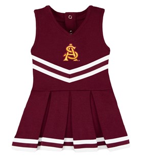 Authentic Arizona State Interlocking AS Cheerleader Bodysuit Dress