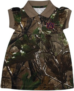 Auburn Tigers "AU" Realtree Camo Polo Dress