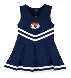 Authentic Auburn Tigers Aubie Cheerleader Bodysuit Dress