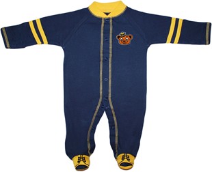 Official Cal Bears Oski Sports Shoe Footed Romper