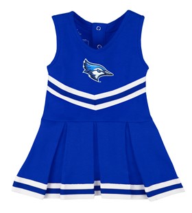 Authentic Creighton Bluejay Head Cheerleader Bodysuit Dress