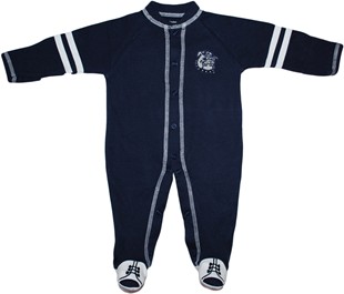 Official Georgetown Hoyas Youth Jack Sports Shoe Footed Romper