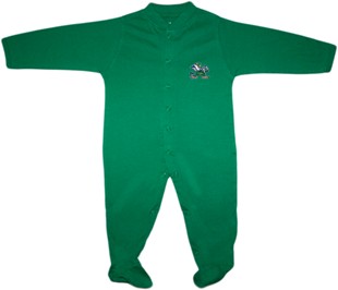 Notre Dame Fighting Irish Footed Romper