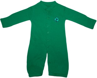 Notre Dame ND Shamrock "Convertible" (2 in 1), as gown & snaps into romper