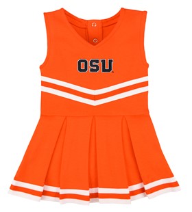 Authentic Oregon State Beavers Block OSU Cheerleader Bodysuit Dress