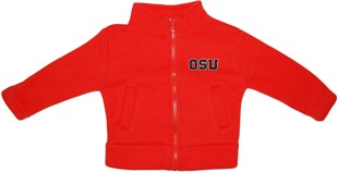 Official Oregon State Beavers Block OSU Polar Fleece Zipper Jacket