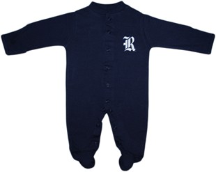 Rice Owls Footed Romper