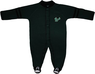 Official South Florida Bulls Sports Shoe Footed Romper