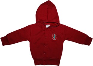 Stanford Cardinal Snap Hooded Jacket