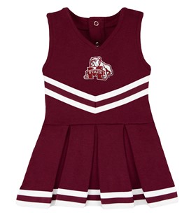 Authentic Mississippi State Bulldog Mark Cheerleader Bodysuit Dress