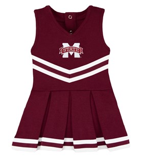 Authentic Mississippi State Bulldogs Cheerleader Bodysuit Dress