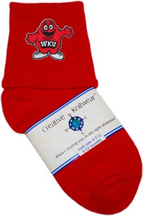 Western Kentucky Big Red Anklet Socks