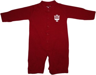 Indiana Hoosiers "Convertible" (2 in 1), as gown & snaps into romper