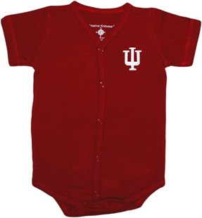 Indiana Hoosiers Front Snap Newborn Bodysuit