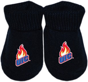 UIC Flames Gift Box Baby Bootie