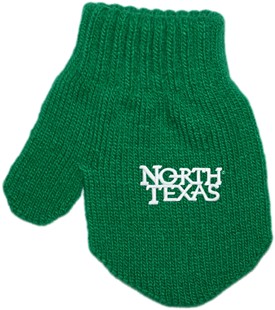 North Texas Mean Green Acrylic/Spandex Mitten