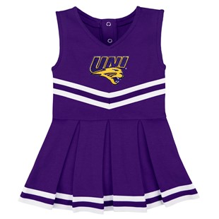 Authentic Northern Iowa Panthers Cheerleader Bodysuit Dress