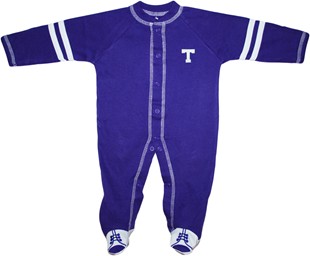 Official Tarleton State Texans Sports Shoe Footed Romper