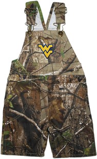 West Virginia Mountaineers Realtree Camo Long Leg Overall