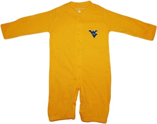 West Virginia Mountaineers "Convertible" (2 in 1), as gown & snaps into romper