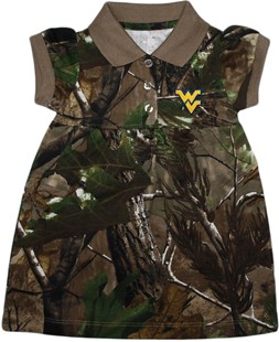 West Virginia Mountaineers Realtree Camo Polo Dress