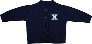 Xavier Musketeers Cardigan Sweater