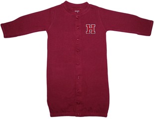 Harvard Crimson "Convertible" (2 in 1), as gown & snaps into romper