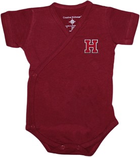 Harvard Crimson Side Snap Newborn Bodysuit