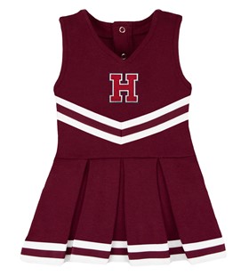 Authentic Harvard Crimson Cheerleader Bodysuit Dress