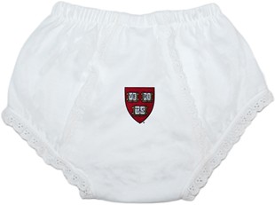 Harvard Crimson Veritas Shield Baby Eyelet Panty