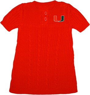 Miami Hurricanes Sweater Dress