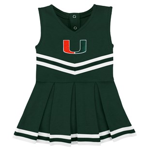 Authentic Miami Hurricanes Cheerleader Bodysuit Dress
