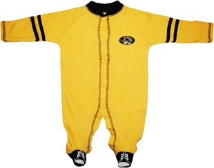 Official Missouri Tigers Sports Shoe Footed Romper