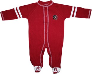Official Florida State Seminoles Sports Shoe Footed Romper