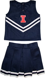 Authentic Illinois Fighting Illini 2-Piece Cheerleader Dress