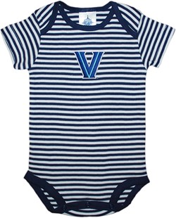 Villanova Wildcats Newborn Infant Striped Bodysuit