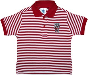 Alabama Big Al Toddler Striped Polo Shirt