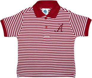 Alabama Crimson Tide Toddler Striped Polo Shirt