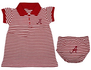 Alabama Crimson Tide Striped Game Day Dress with Bloomer