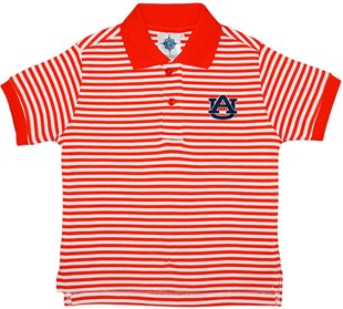 Auburn Tigers "AU" Toddler Striped Polo Shirt