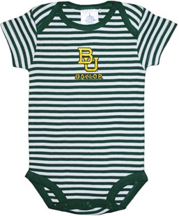 Baylor Bears Newborn Infant Striped Bodysuit