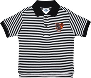 Bowling Green State Falcons Toddler Striped Polo Shirt