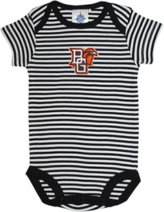 Bowling Green State Falcons Newborn Infant Striped Bodysuit