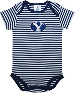 BYU Cougars Newborn Infant Striped Bodysuit