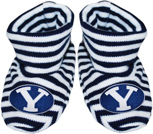 BYU Cougars Striped Booties