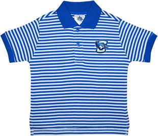 Creighton Bluejays Toddler Striped Polo Shirt