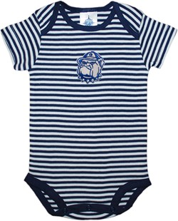 Georgetown Hoyas Jack Newborn Infant Striped Bodysuit