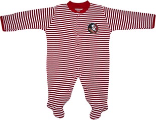 Florida State Seminoles Striped Footed Romper