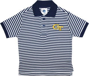 Georgia Tech Yellow Jackets Toddler Striped Polo Shirt