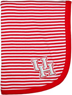 Houston Cougars Striped Baby Blanket